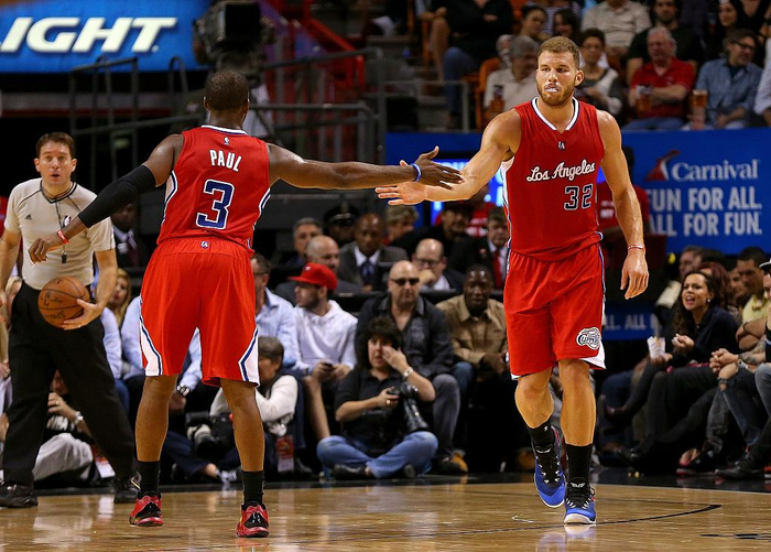 关于快船不敌魔术，格里芬助攻表现突出的信息