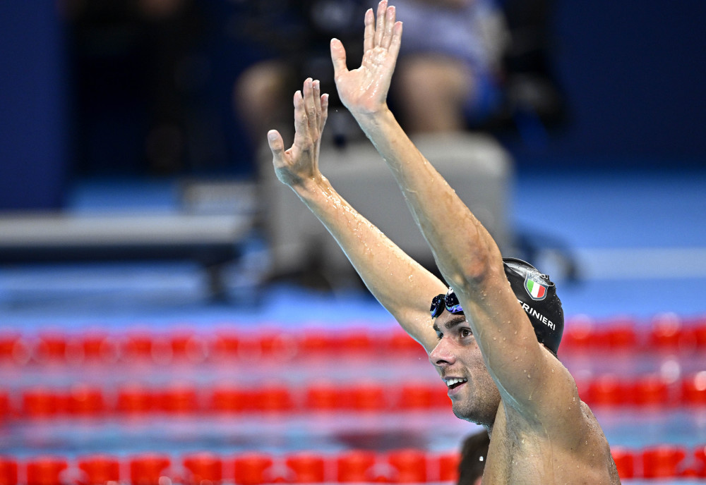 非洲选手阿布雷克在游泳比赛中实现突破